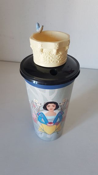 Vaso Copa Snow White + Figura Cine Exclusivo Nuevo