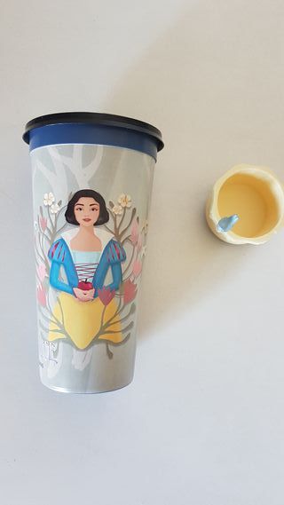 Vaso Copa Snow White + Figura Cine Exclusivo Nuevo