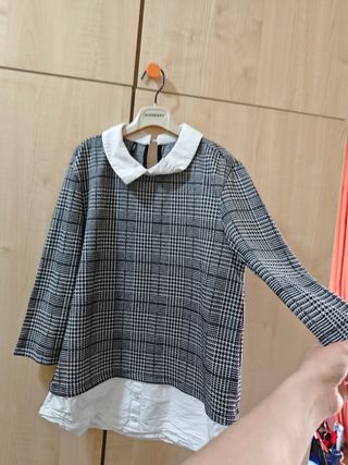 Camiseta colegiala vintage blusa top
