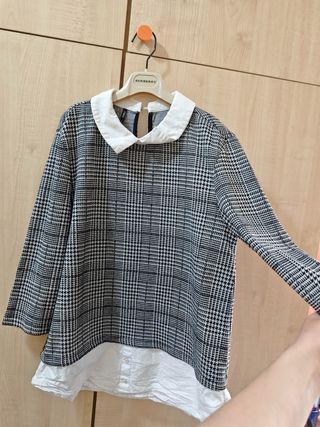 Camiseta colegiala vintage blusa top
