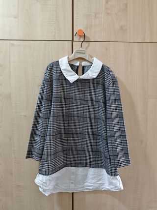 Camiseta colegiala vintage blusa top
