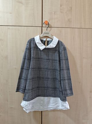 Camiseta colegiala vintage blusa top