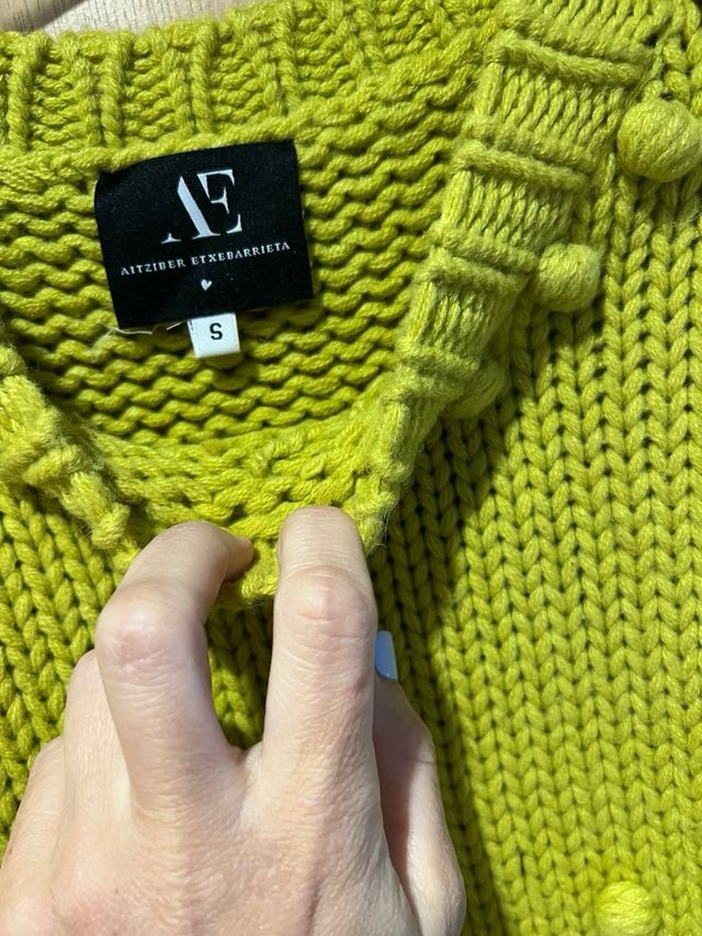 Jersey lana con cuello desmontable