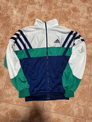 chaqueta deportiva adidas Y2K verde retr