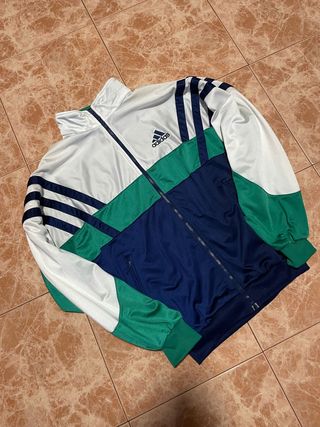 chaqueta deportiva adidas Y2K verde retr