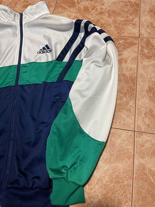 chaqueta deportiva adidas Y2K verde retr