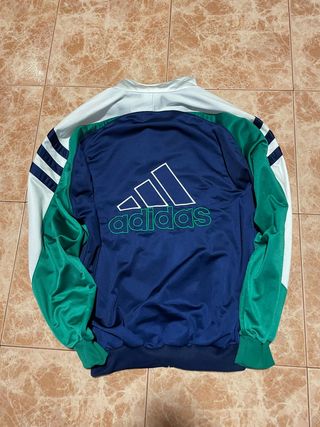 chaqueta deportiva adidas Y2K verde retr