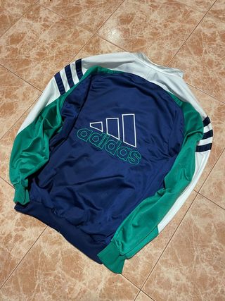 chaqueta deportiva adidas Y2K verde retr