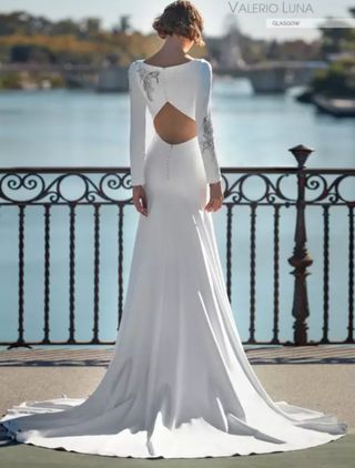 Vestido novia con etiqueta a estrenar