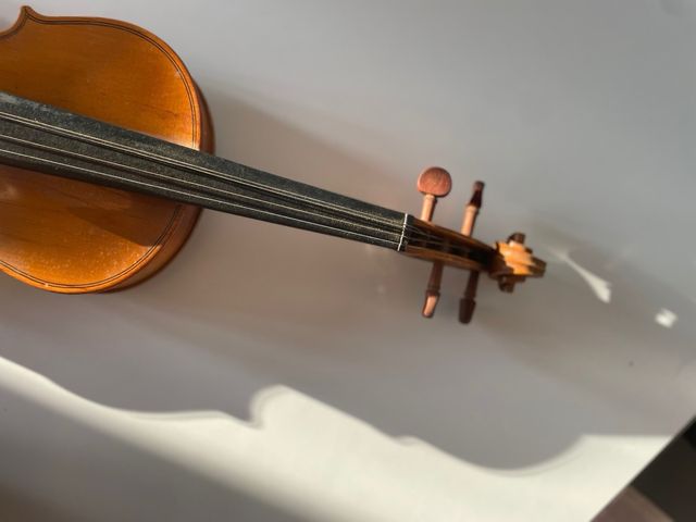 Violino classico con archetto e custodia rigida