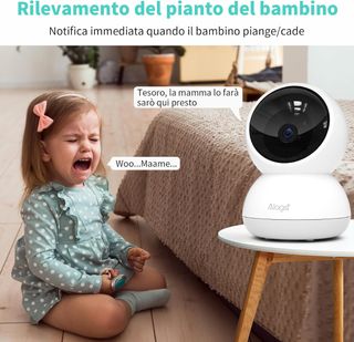 Kit 6x Telecamera wifi interno 3K rotazione 360 gr
