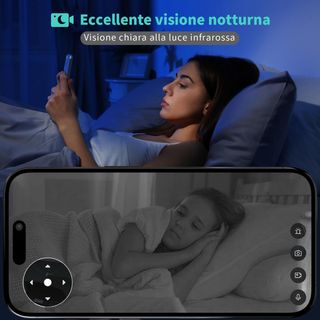 Kit 6x Telecamera wifi interno 3K rotazione 360 gr