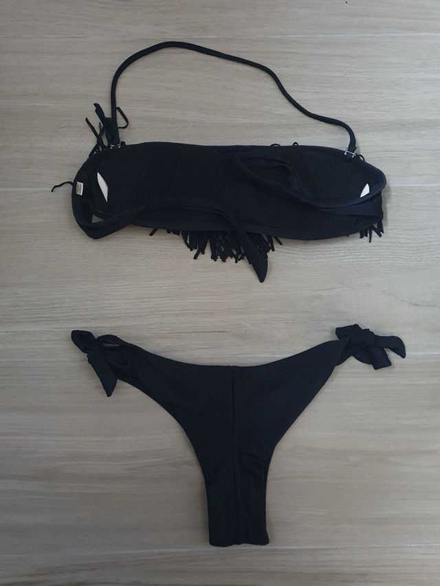 Bikini donna nero tg S nuovo 