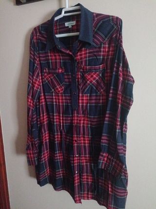 Camisa vestido cuadros