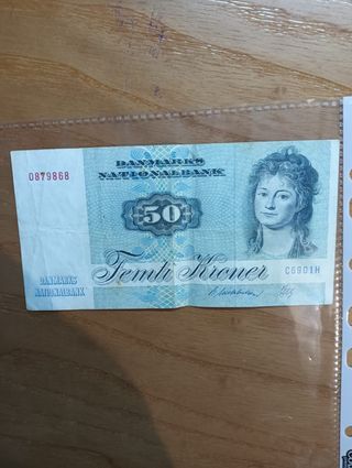 Banconota Danimarca 50 kroner 1972 – Ottime condiz