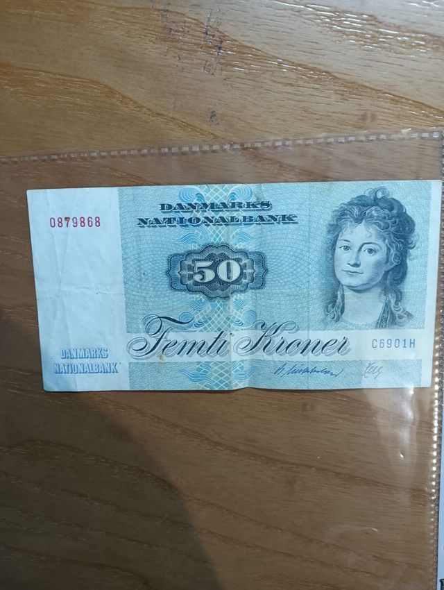 Banconota Danimarca 50 kroner 1972 – Ottime condiz