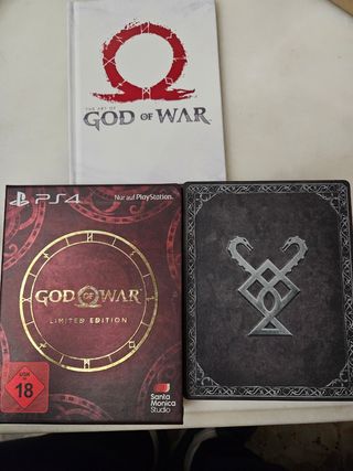 God of war limited edition ps4 en perfecto estado