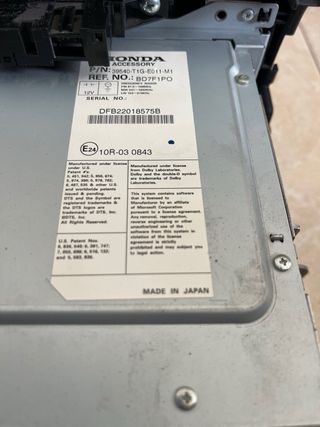 Radio cd navegador ORIGINAL HONDA 