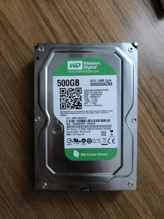 Western digital 500gb disco duro