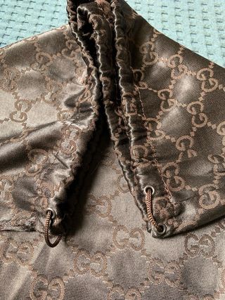 Gucci bolsa de polvo vintage marron