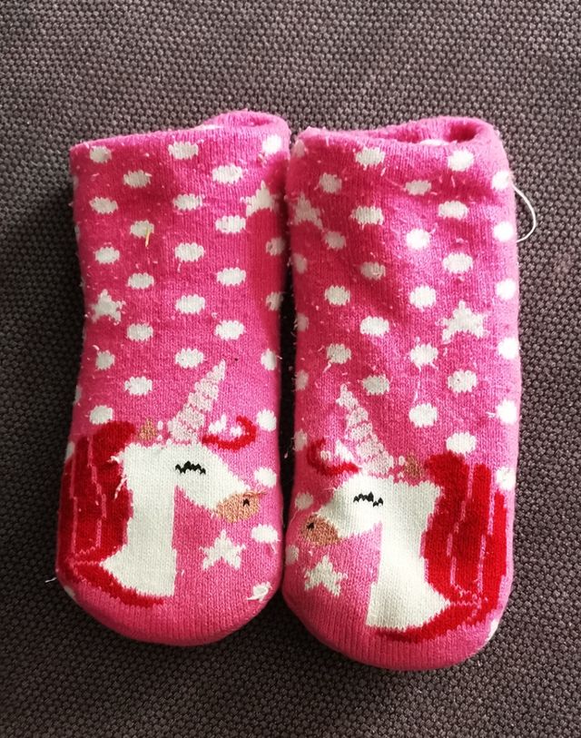 Calsetines para ir po casa