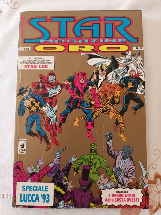 Fumetto Star magazine oro n5 marvel