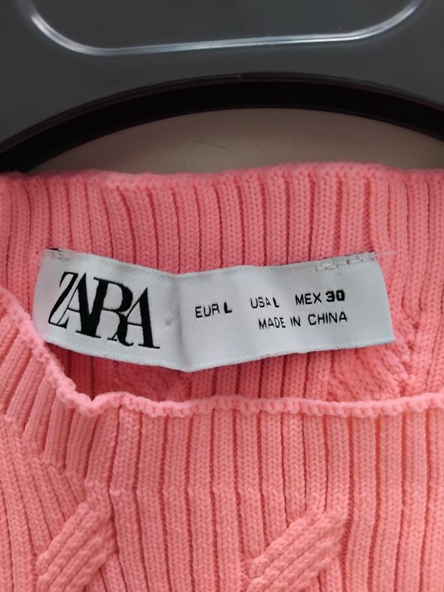 Top senza maniche donna rosa Zara