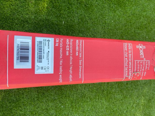 Sedile da doccia senza schienale