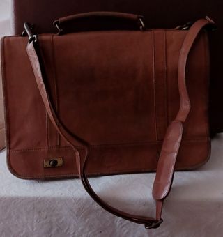 Maletin vintage de cuero