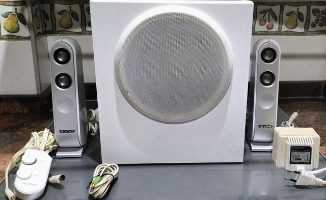 Altavoces 2.1 Creative I-TRIGUE L3450 blanco