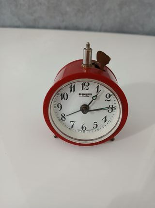 Mini Sveglia Orologio da Tavolo Rosso Blessing Ala