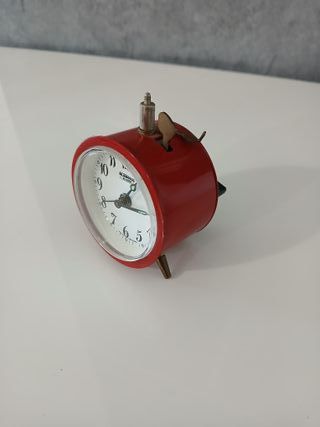 Mini Sveglia Orologio da Tavolo Rosso Blessing Ala