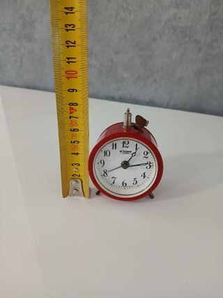 Mini Sveglia Orologio da Tavolo Rosso Blessing Ala