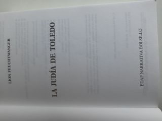 La judía de Toledo. Lion Feuchtwanger. Ed. EDAF