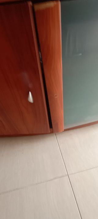 Mueble salón más vitrina 