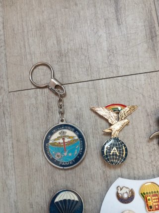 Lote insignias BRIPAC paracaidist militar