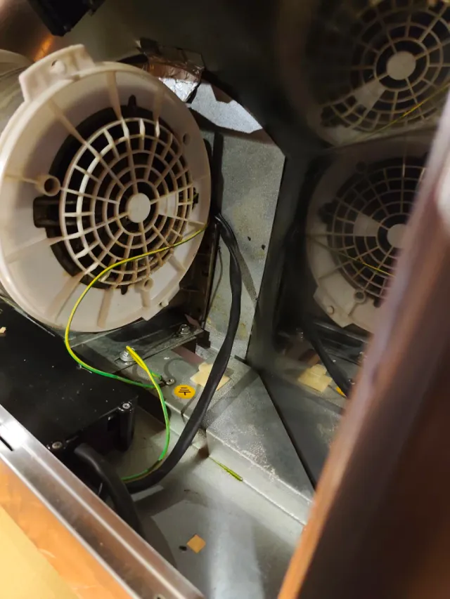 Campana de inoxidable , largo 90cm