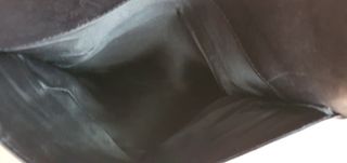 Borsetta in vera pelle nera