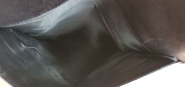 Borsetta in vera pelle nera