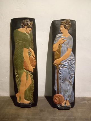 Figuras cerámica pintadas a mano