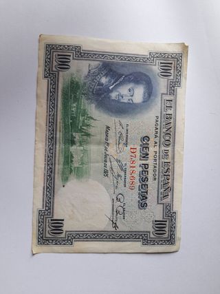 Lote billetes de pesetas antiguos