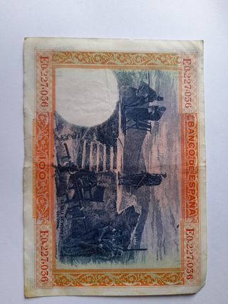 Lote billetes de pesetas antiguos