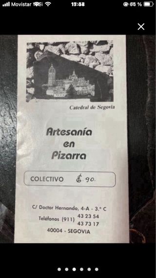 GRABADO EN PIZARRA PALACIO DEL ESCORIAL