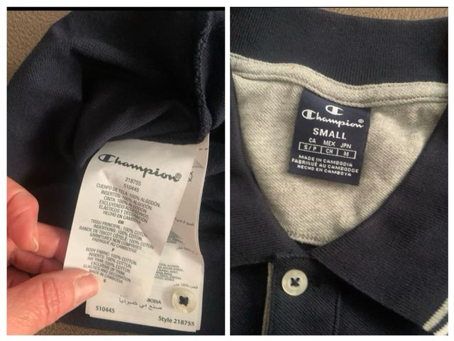 Sudadera y polo Champion