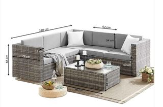 SUPER OFERTA RINCONERA DE EXTERIOR GRIS