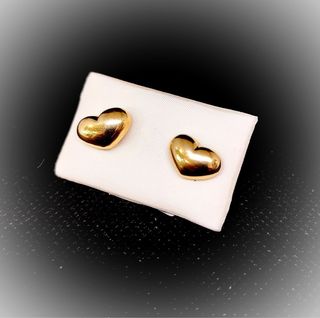 Pendientes de Oro 18 kt forma corazon