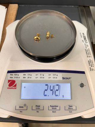 Pendientes de Oro 18 kt forma corazon