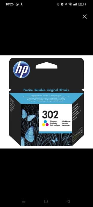 Cartucho tinta vacío color