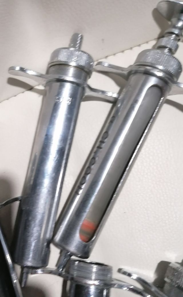 Material Hospitalario antiguo, vintage 