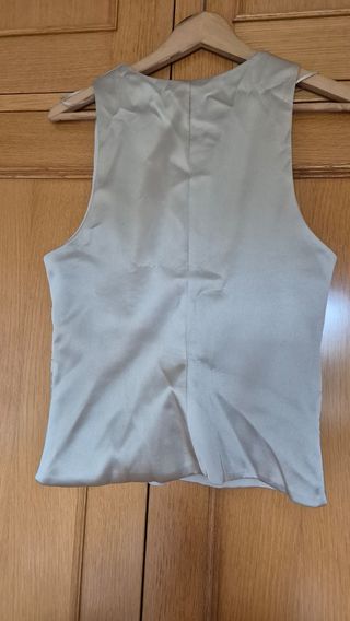 Top satinado Zara